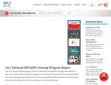 Tablet Screenshot of hiv.gov